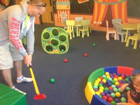 Something for everyone in soft play (even Paul)